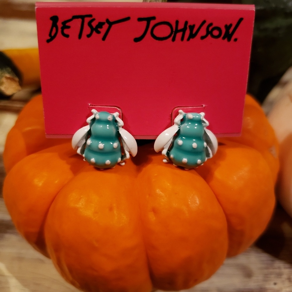 Betsy Johnson  fly earrings